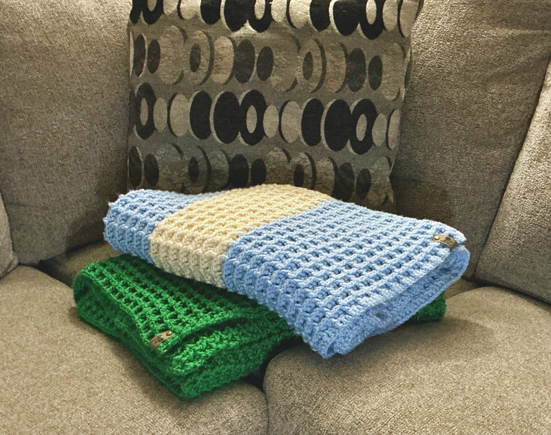Waffle Stitch Lapghan