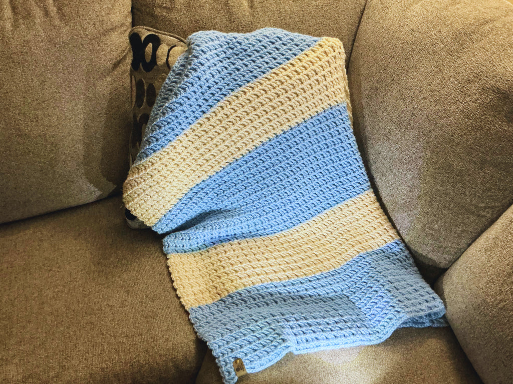 Waffle Stitch Lapghan